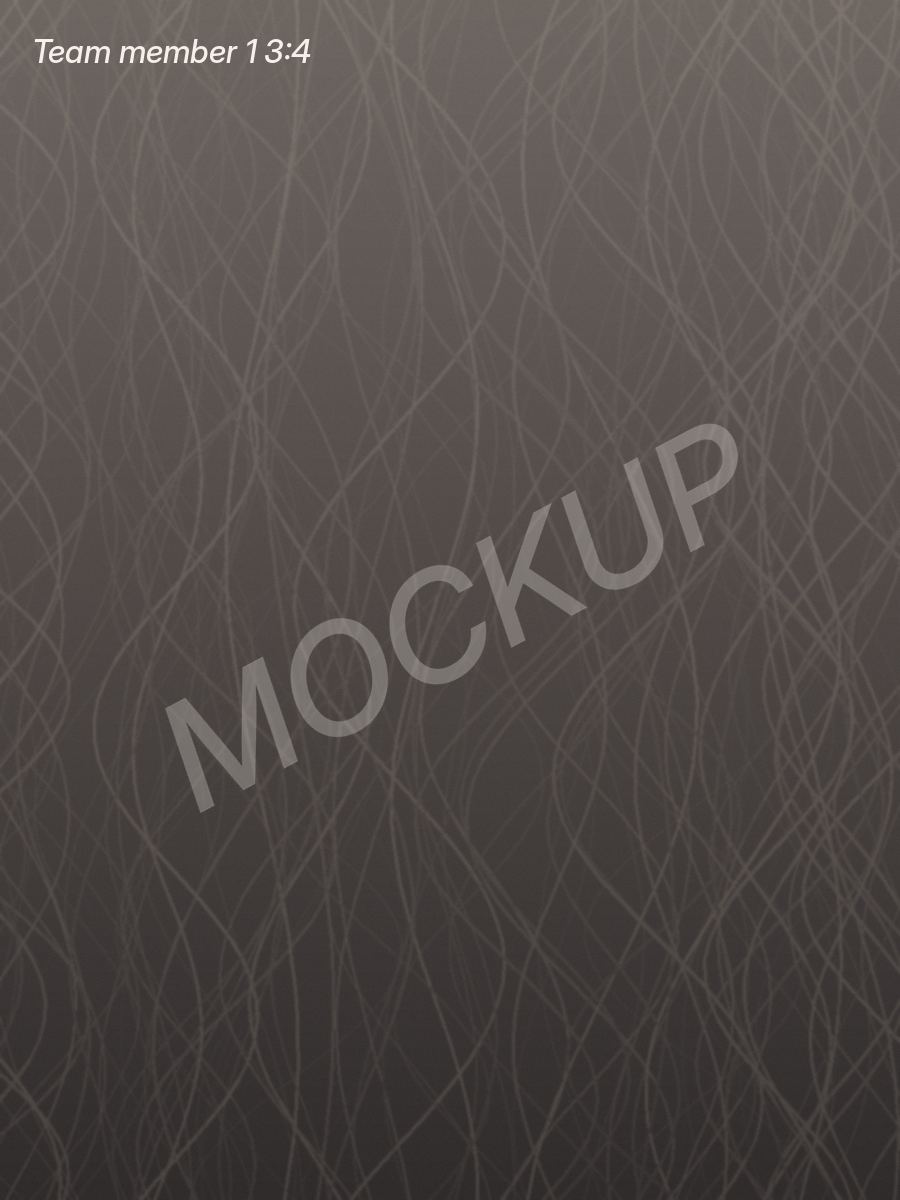 Mockup portrait placeholder for a senior stylist