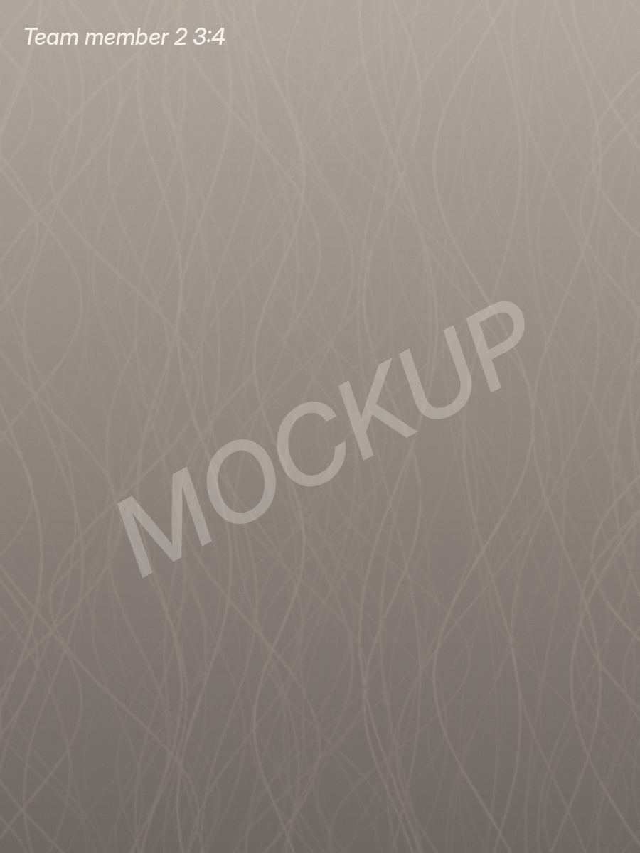 Mockup portrait placeholder for a stylist