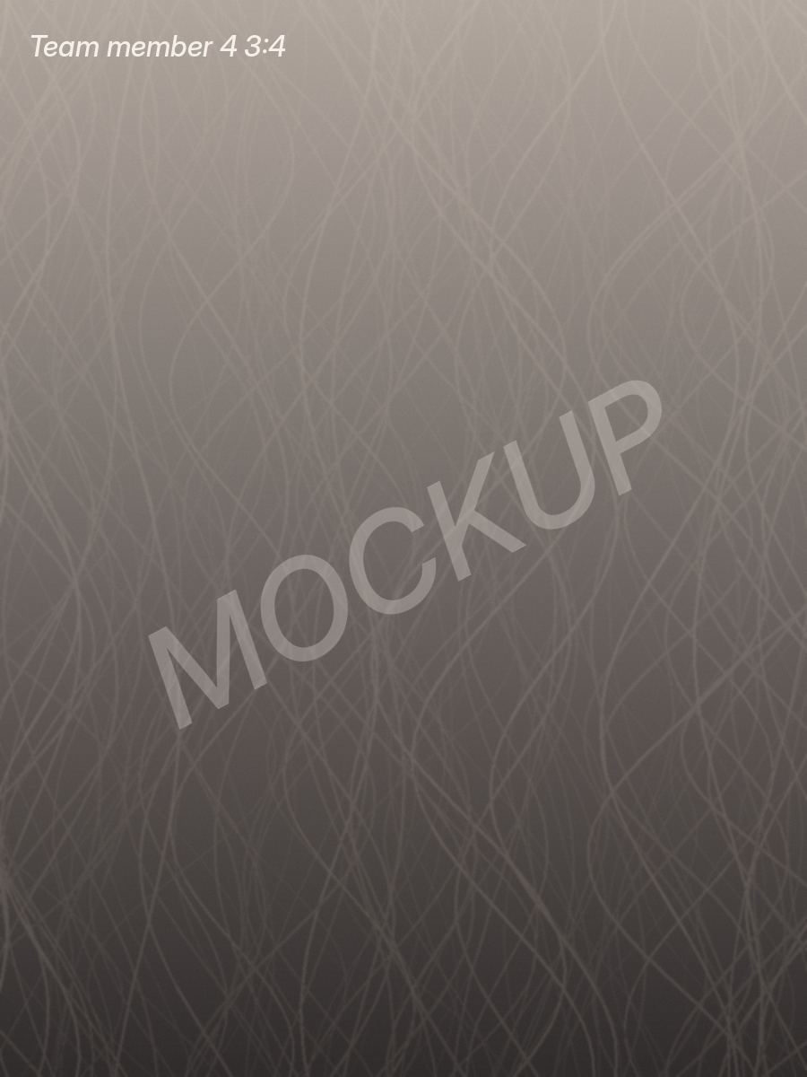 Mockup portrait placeholder for a junior stylist