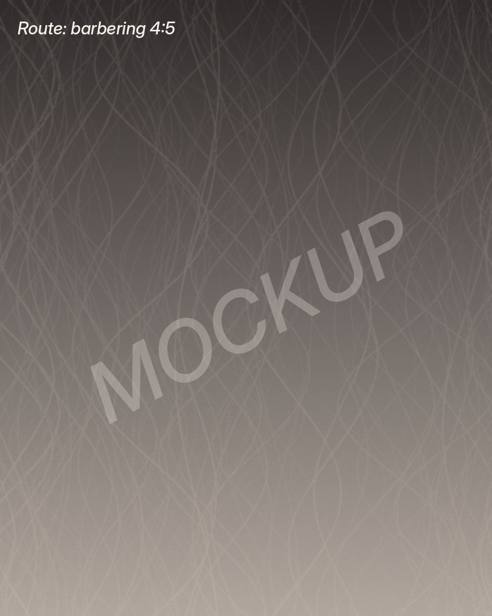Placeholder: close-up of a skin fade