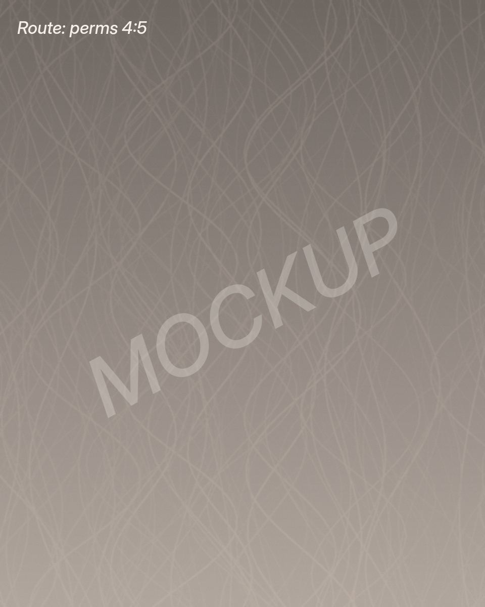 Placeholder: close-up of defined perm curls